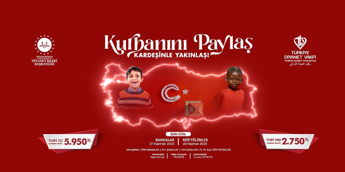 2023 yılı vekaletle kurban kesim bedelleri açıklandı