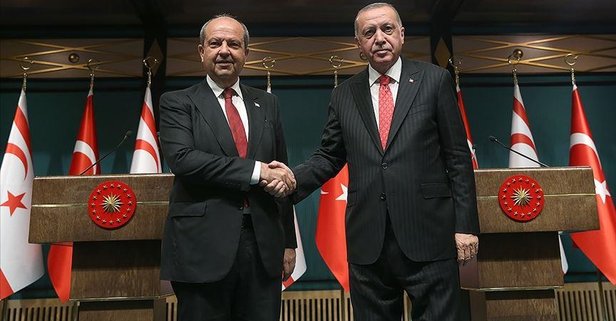 KKTC Cumhurbaşkanı Tatar’dan Cumhurbaşkanı Erdoğan’a teşekkür