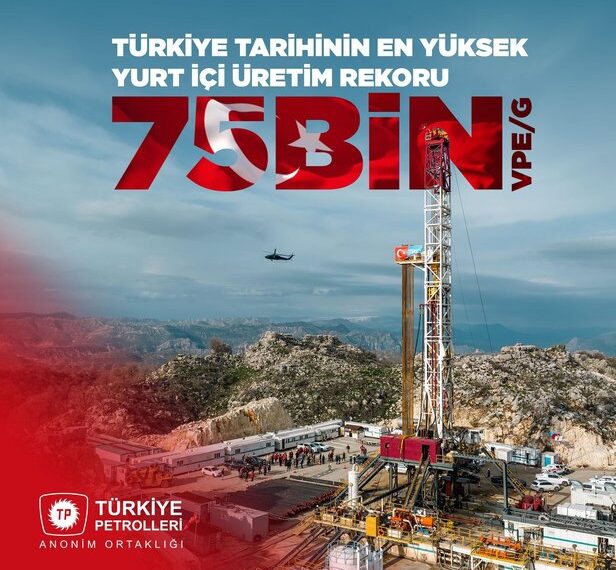 Petrol üretiminde ülke tarihinin rekoru kırıldı