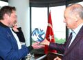 Erdoğan, Elon Musk’ı ABD’deki Türkevi’nde kabul etti