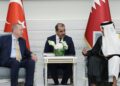 Cumhurbaşkanı Erdoğan, Katar Emiri Al Thani ile görüştü