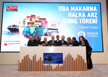 Borsa İstanbul’da gong Oba Makarnacılık Sanayi ve Ticaret A.Ş. için çaldı