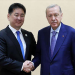 Cumhurbaşkanı Erdoğan, Moğolistan Cumhurbaşkanı Khurelsukh ile bir araya geldi