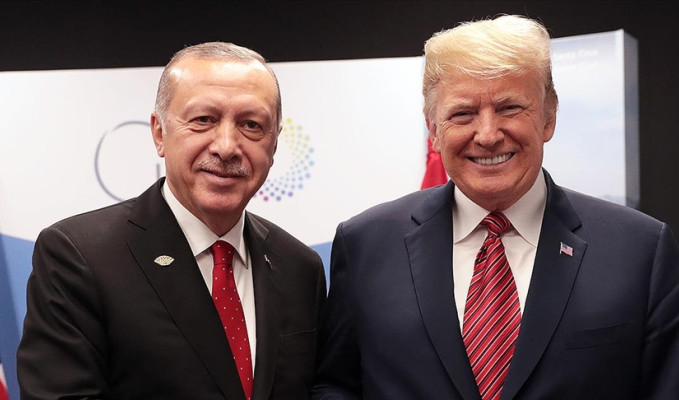 Erdoğan Trump ile görüştü