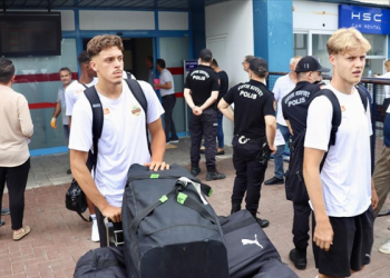 Rapid Wien kafilesi, Trabzon’da