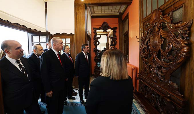 Cumhurbaşkanı Erdoğan, Atatürk Müze Köşkü’nün açılışını yaptı