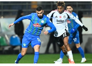 Beşiktaş, Rize’den 1 puan ile dönüyor