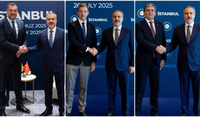 Bakan Fidan, İstanbul’da Balkan ülkelerinden mevkidaşlarıyla görüştü