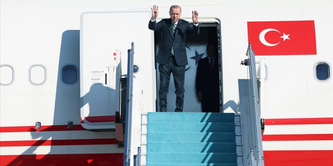 Erdoğan, Şanghay İşbirliği Örgütü Zirvesi için Çin yolunda