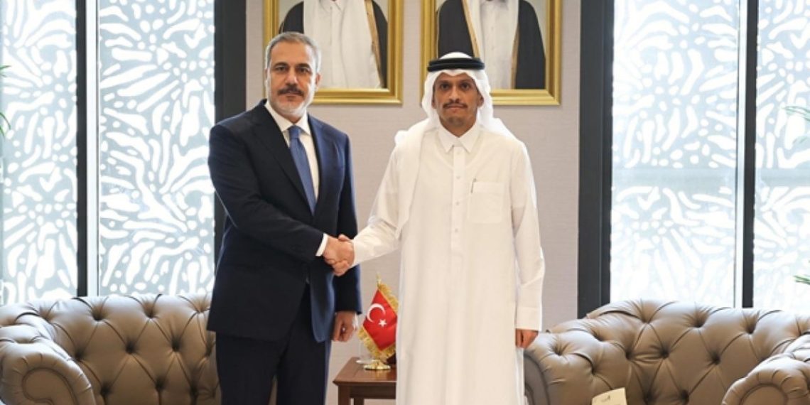 Bakan Fidan Katarlı mevkidaşı ile görüştü