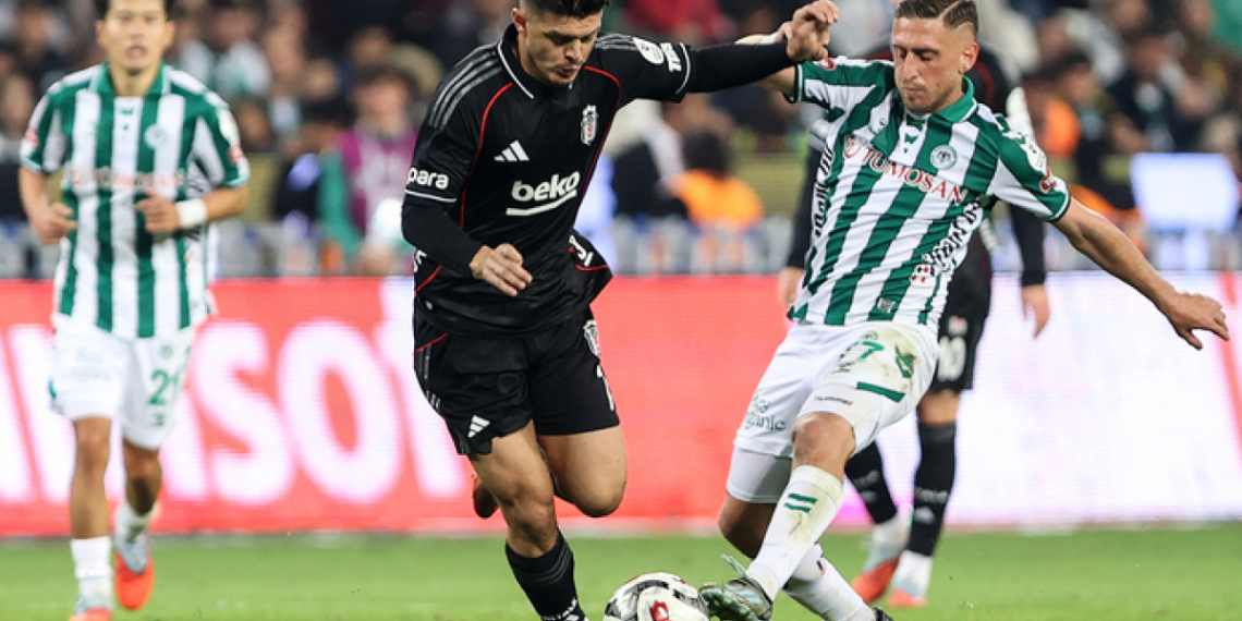 Beşiktaş Konya deplasmanından 3 puan aldı