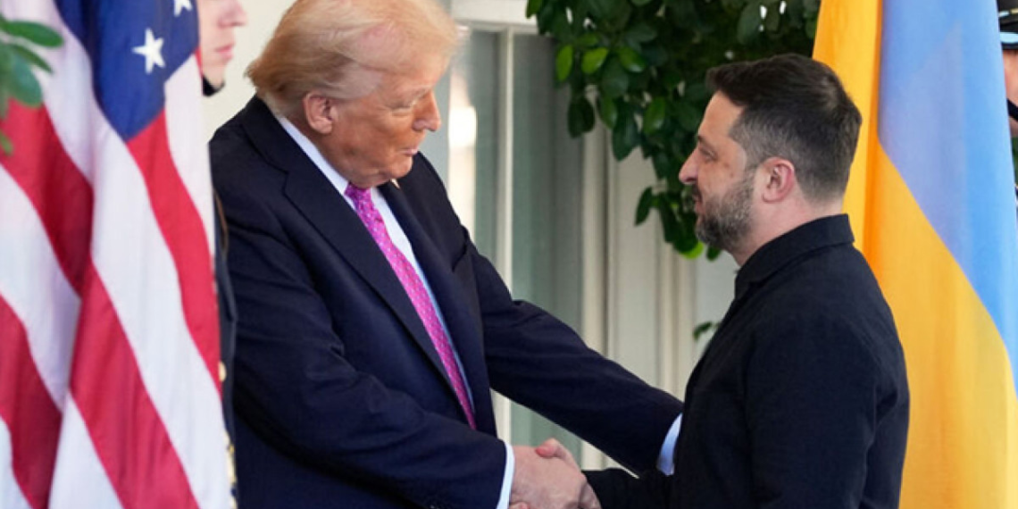 Zelenskiy ile görüşen Trump: Orta doğu tamam, sıra Kiev’de