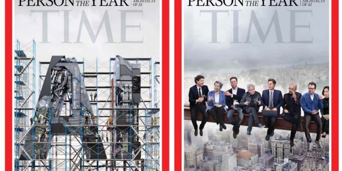 Teknoloji devlerini buluşturan kapak! “Yılın Kişisi” seçildiler