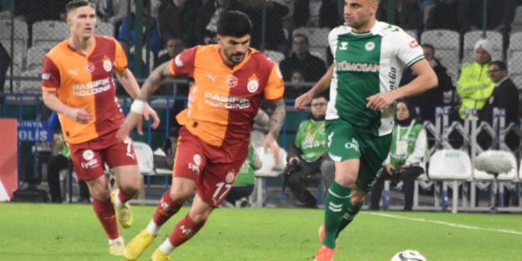 Galatasaray Konya’da kayıp: Zirvede fark eridi
